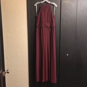 Wine Bridesmaid Dress - David’s Bridal - Size 16